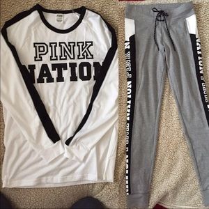 VS PINK OUTFITS SET